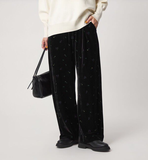 UNITED ARROWS green label relaxing「シシュウ ベロア パンツ」|その他|