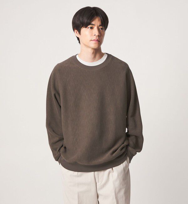 UNITED ARROWS green label relaxing「スラブ リブ クルーネック ドルマンスリーブ 長袖 カットソー」|Tシャツ・カットソー|MOCA