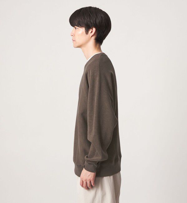 UNITED ARROWS green label relaxing「スラブ リブ クルーネック ドルマンスリーブ 長袖 カットソー」|Tシャツ・カットソー|