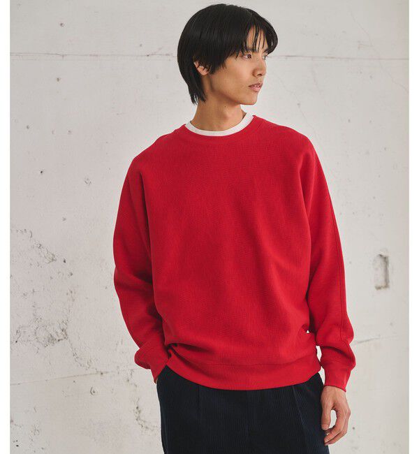 UNITED ARROWS green label relaxing「スラブ リブ クルーネック ドルマンスリーブ 長袖 カットソー」|Tシャツ・カットソー|