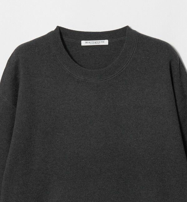 BEAUTY&YOUTH UNITED ARROWS「コットンウール スムース クルーネック プルオーバー ウォッシャブル」|ニット・セーター|