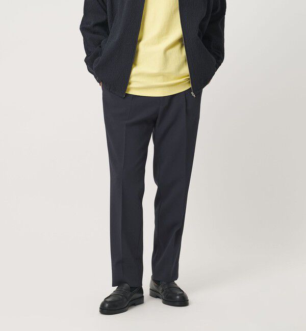 BEAUTY&YOUTH UNITED ARROWS「ダブル トロ イージー スラックス NO.6 ヨコストレッチ」|チノ|