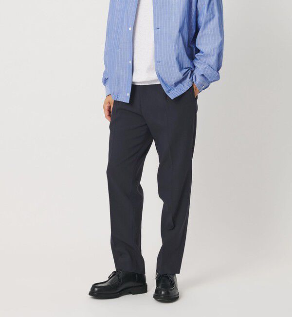 BEAUTY&YOUTH UNITED ARROWS「ダブル トロ イージー スラックス NO.6 ヨコストレッチ」|チノ|