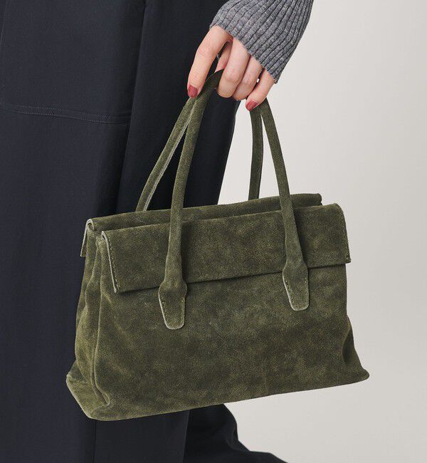 BEAUTY&YOUTH UNITED ARROWS「＜AULENTTI＞スエード フラップ ボストンバッグ」|ボストンバッグ|