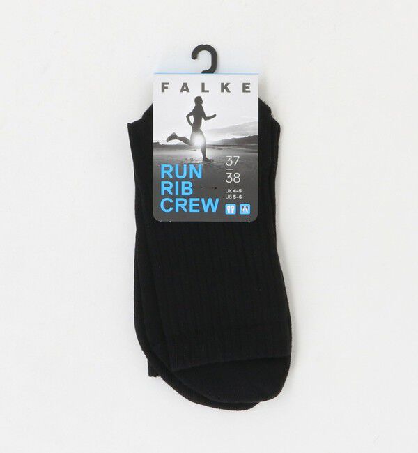 ODETTE E ODILE「＜FALKE＞RunRibCrew Socks」|ソックス|BLACK