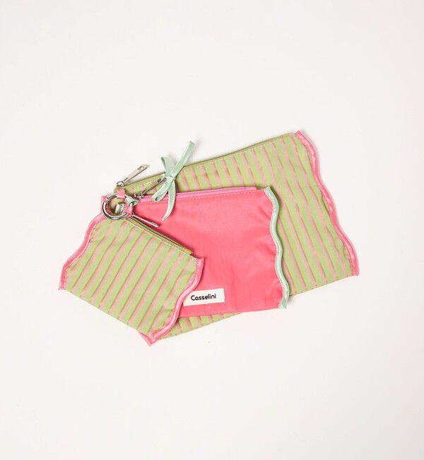 EMMEL REFINES「【別注】＜CASSELINI＞3セットポーチ＜ Select by EMMEL REFINES ＞」|財布|LIME
