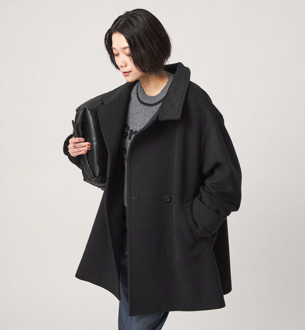 UNITED ARROWS green label relaxing「［size SHORT/TALLあり］＜1_OF MINE＞スタンドカラー コート」|その他|DK.GRAY