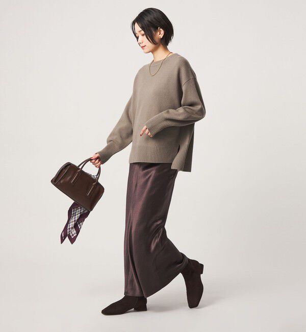 UNITED ARROWS green label relaxing「［size SHORTあり］SERENITY クルーネック プルオーバー ニット」|ニット・セーター|
