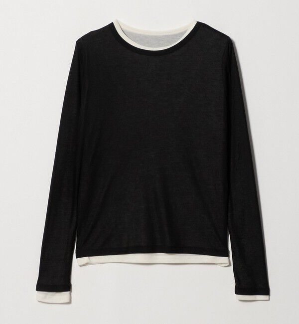 UNITED ARROWS green label relaxing「【WEB限定】＜at ease＞ハイショク レイヤード プルオーバー カットソー」|Tシャツ・カットソー|