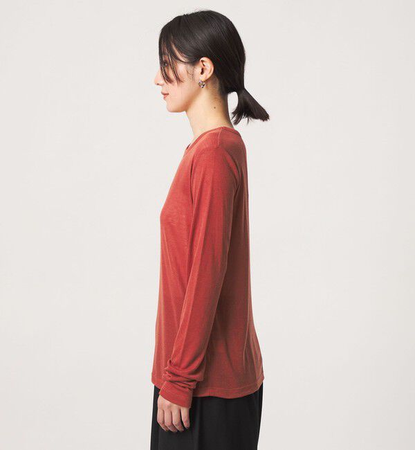 UNITED ARROWS green label relaxing「【WEB限定】＜at ease＞ハイショク レイヤード プルオーバー カットソー」|Tシャツ・カットソー|