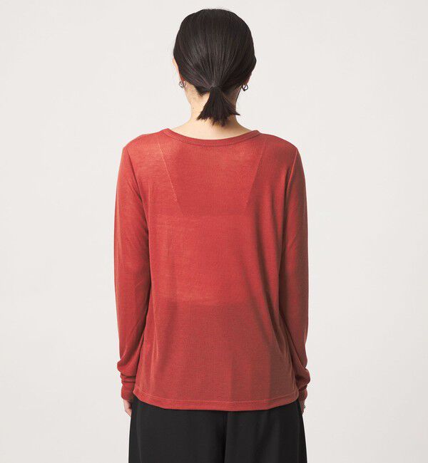 UNITED ARROWS green label relaxing「【WEB限定】＜at ease＞ハイショク レイヤード プルオーバー カットソー」|Tシャツ・カットソー|