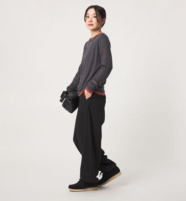 UNITED ARROWS green label relaxing「【WEB限定】＜at ease＞ハイショク レイヤード プルオーバー カットソー」|Tシャツ・カットソー|