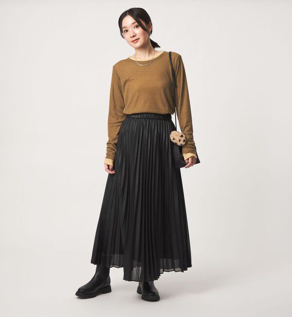 UNITED ARROWS green label relaxing「【WEB限定】＜at ease＞ハイショク レイヤード プルオーバー カットソー」|Tシャツ・カットソー|