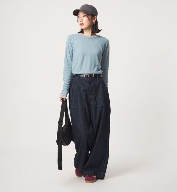 UNITED ARROWS green label relaxing「【WEB限定】＜at ease＞ハイショク レイヤード プルオーバー カットソー」|Tシャツ・カットソー|