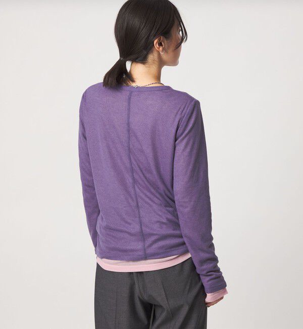 UNITED ARROWS green label relaxing「【WEB限定】＜at ease＞ハイショク レイヤード プルオーバー カットソー」|Tシャツ・カットソー|