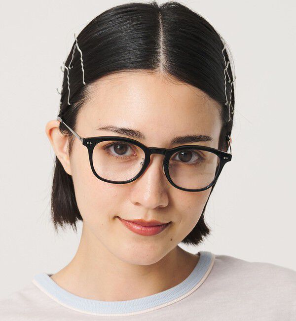 BEAUTY&YOUTH UNITED ARROWS「コンビ スクエア メガネ/サングラス」|メガネ|BLACK