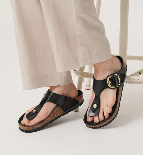 BEAUTY&YOUTH UNITED ARROWS「＜BIRKENSTOCK＞GIZEH ビッグバックル サンダル」|サンダル|BLACK