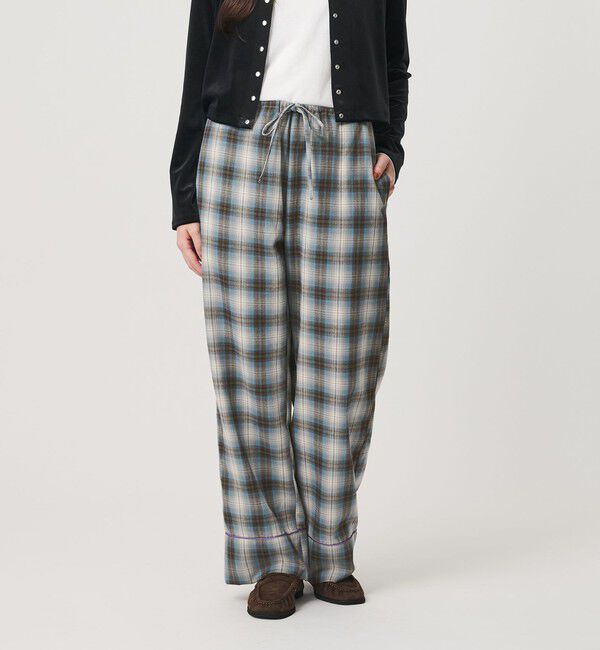 BEAUTY&YOUTH UNITED ARROWS「【別注】＜TOKI＞チェック ワイドパンツ」|チノ|