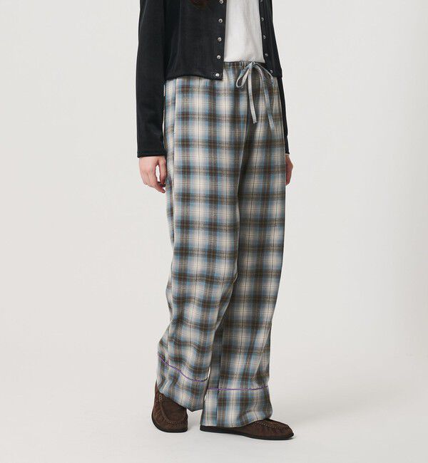 BEAUTY&YOUTH UNITED ARROWS「【別注】＜TOKI＞チェック ワイドパンツ」|チノ|