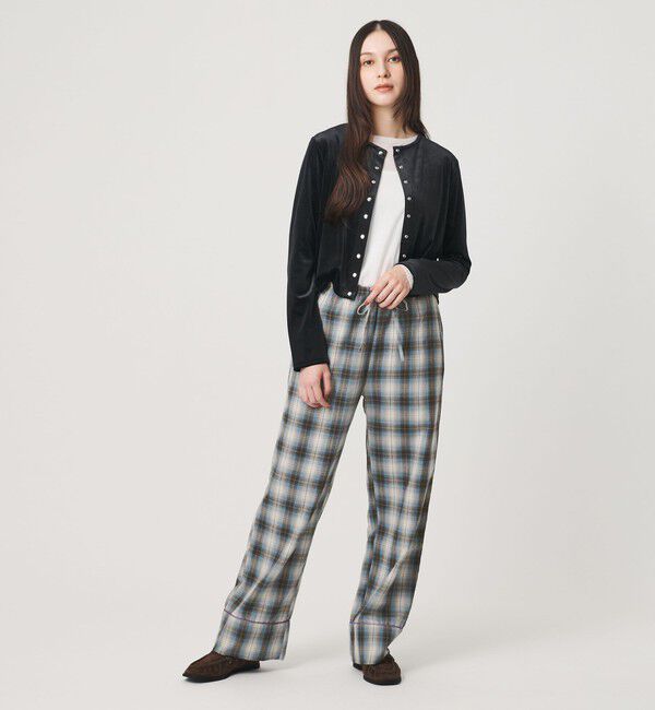 BEAUTY&YOUTH UNITED ARROWS「【別注】＜TOKI＞チェック ワイドパンツ」|チノ|
