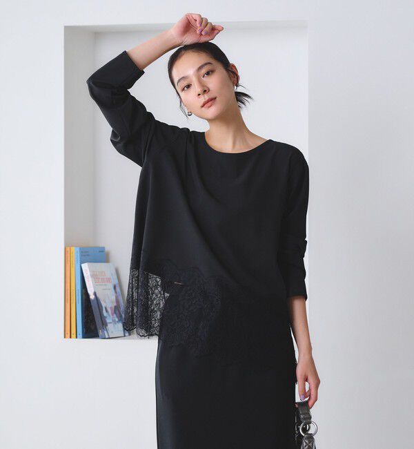 BEAUTY&YOUTH UNITED ARROWS「【WEB限定 Wardrobe DAILY MINIMAL】ヘムレース ブラウス ウォッシャブル」|シャツ・ブラウス|