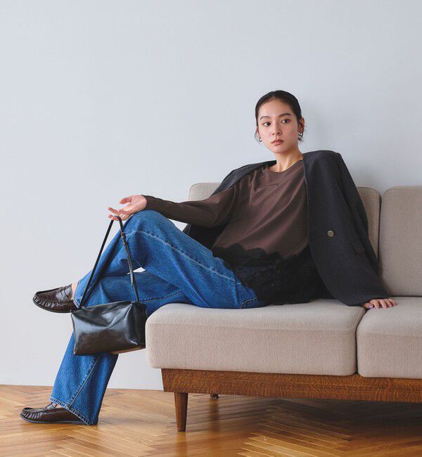 BEAUTY&YOUTH UNITED ARROWS「【WEB限定 Wardrobe DAILY MINIMAL】ヘムレース ブラウス ウォッシャブル」|シャツ・ブラウス|