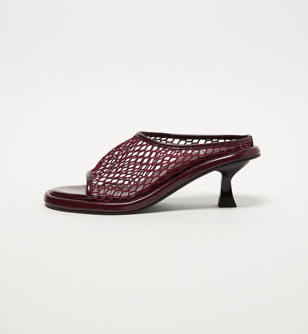 SY UNITED ARROWS「＜SY＞フィッシュネットミュール サンダル55&uarr;」|サンダル|WINE