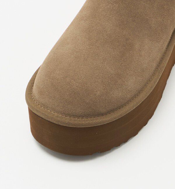 UNITED ARROWS green label relaxing「【国内EXCLUSIVE】＜UGG＞クラシック ウルトラ ミニ プラットフォーム」|ロングブーツ|