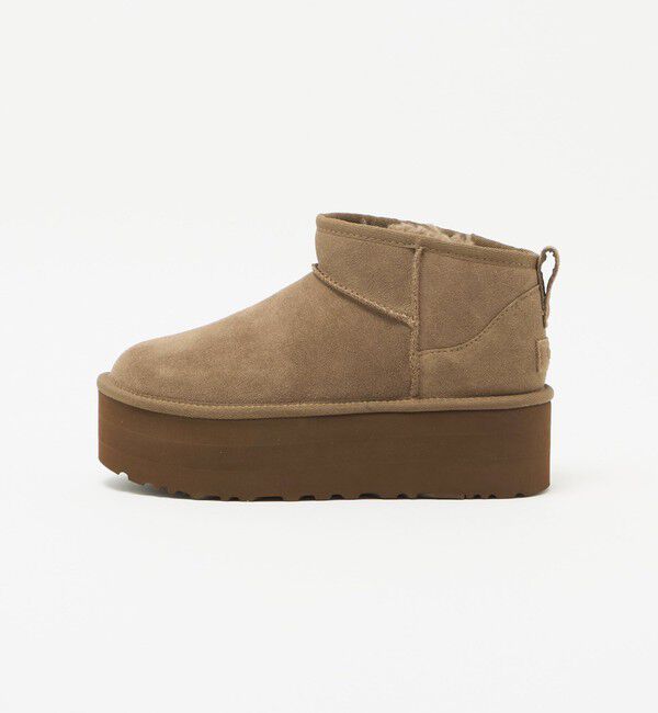 UNITED ARROWS green label relaxing「【国内EXCLUSIVE】＜UGG＞クラシック ウルトラ ミニ プラットフォーム」|ロングブーツ|