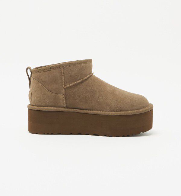 UNITED ARROWS green label relaxing「【国内EXCLUSIVE】＜UGG＞クラシック ウルトラ ミニ プラットフォーム」|ロングブーツ|