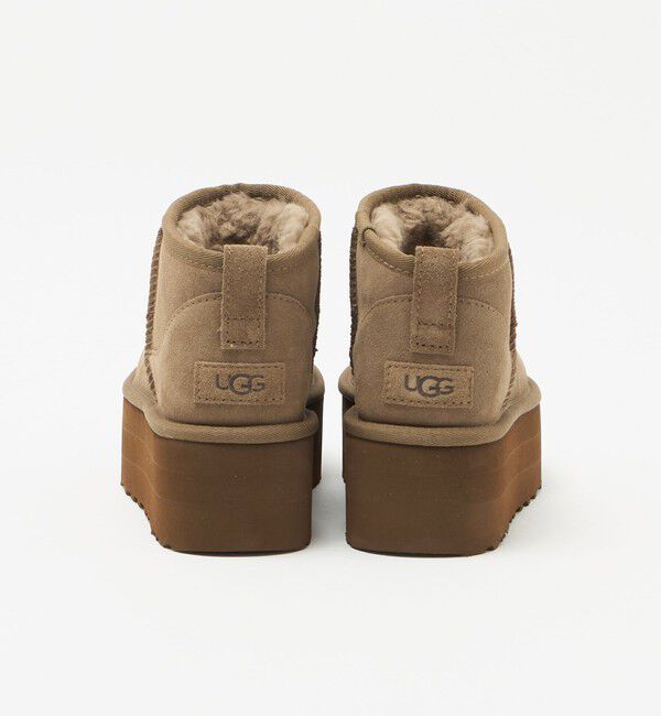 UNITED ARROWS green label relaxing「【国内EXCLUSIVE】＜UGG＞クラシック ウルトラ ミニ プラットフォーム」|ロングブーツ|