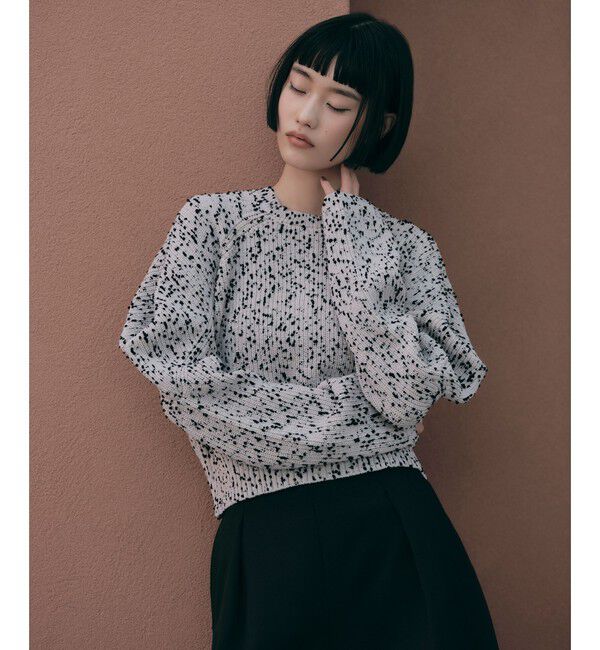 EMMEL REFINES「＜EMMEL REFINES＞EM タックインスリーブ 2WAY ニット」|ニット・セーター|