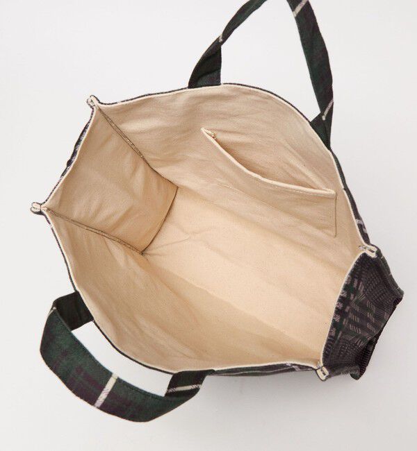 BEAUTY&YOUTH UNITED ARROWS「＜beej＞タータンチェック ボックス トートバッグ」|トートバッグ|