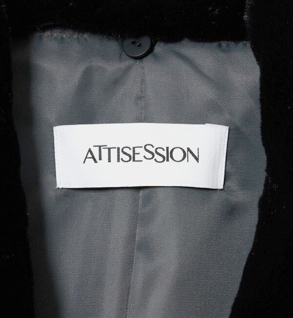 ATTISESSION「＜ATTISESSION＞フェイクファー 2WAYカラー コート」|その他|