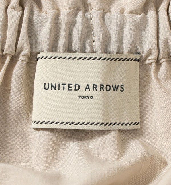 UNITED ARROWS「スタンド フリル リボン ブラウス」|シャツ・ブラウス|