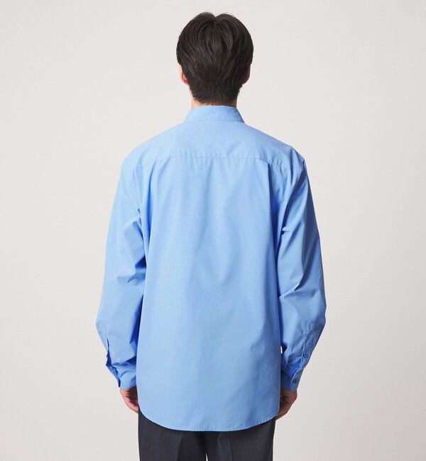 UNITED ARROWS green label relaxing「【WEB限定】JUST fit コットンライク リラックス シルエット 長袖 シャツ」|シャツ・ブラウス|