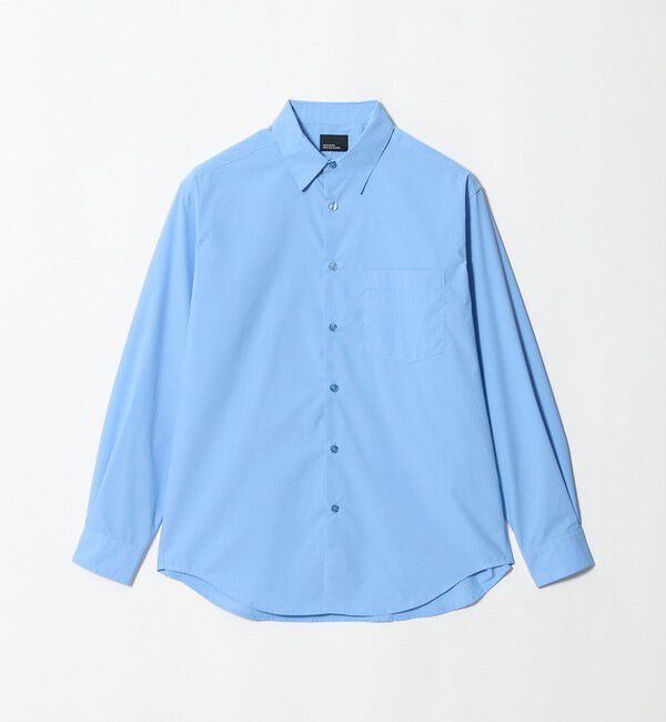 UNITED ARROWS green label relaxing「【WEB限定】JUST fit コットンライク リラックス シルエット 長袖 シャツ」|シャツ・ブラウス|