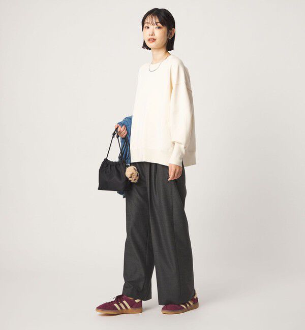 UNITED ARROWS green label relaxing「クルーネック ニット プルオーバー ウォッシャブル」|ニット・セーター|