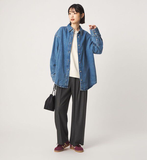 UNITED ARROWS green label relaxing「クルーネック ニット プルオーバー ウォッシャブル」|ニット・セーター|