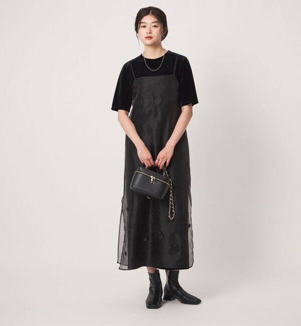 UNITED ARROWS green label relaxing「＜GLR_MINE＞ビジュー キャミソール ワンピース」|ワンピース|