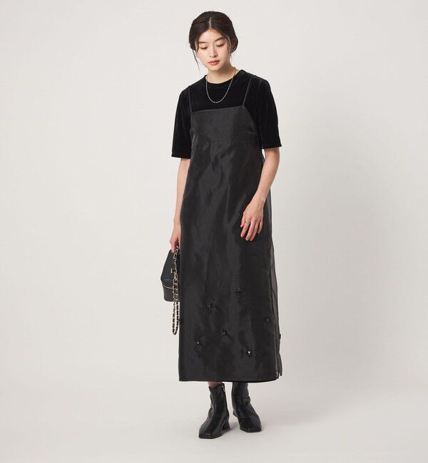 UNITED ARROWS green label relaxing「＜GLR_MINE＞ビジュー キャミソール ワンピース」|ワンピース|
