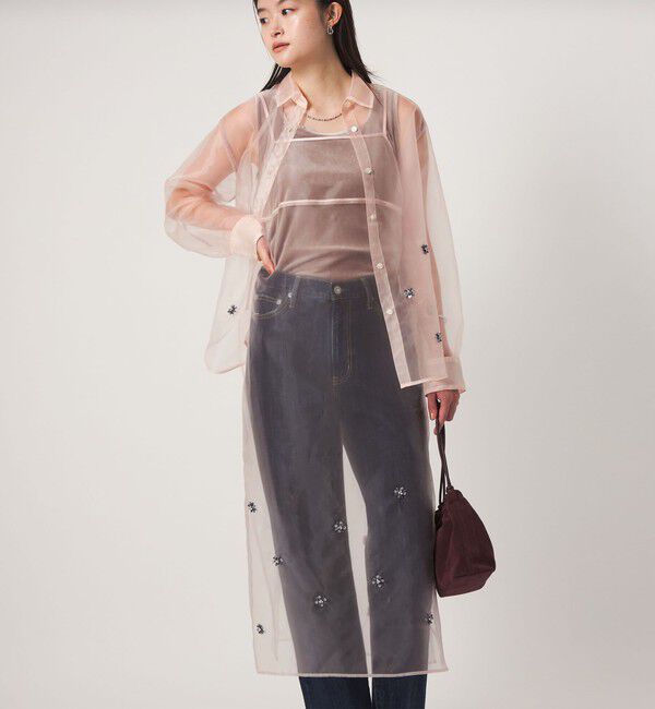 UNITED ARROWS green label relaxing「＜GLR_MINE＞ビジュー キャミソール ワンピース」|ワンピース|