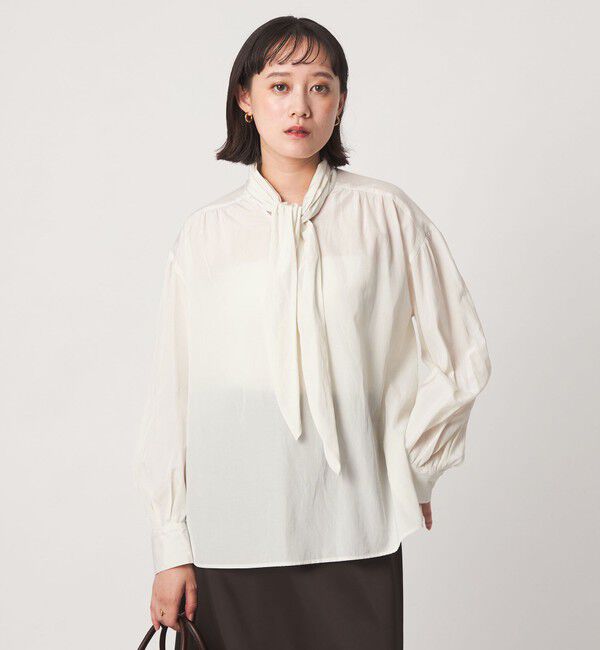 UNITED ARROWS green label relaxing「ボータイ ブラウス」|シャツ・ブラウス|