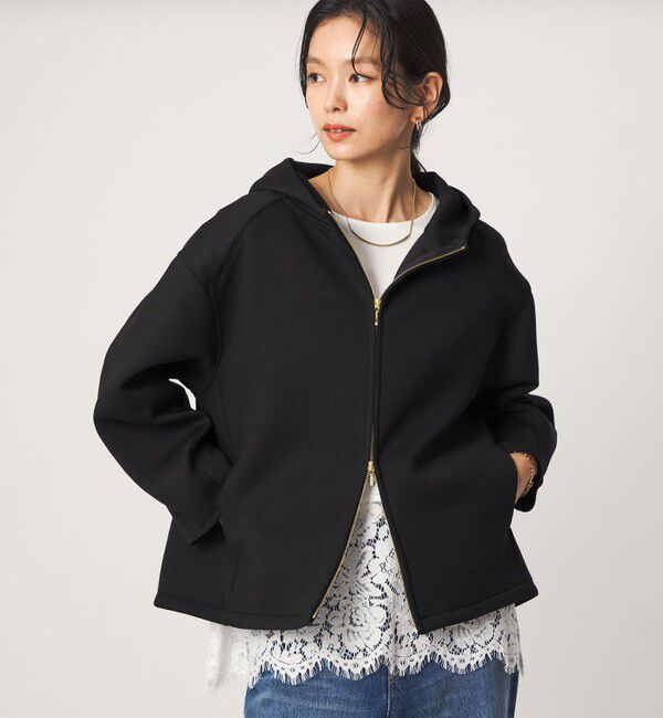 UNITED ARROWS green label relaxing「ダンボール ジップ フーディ」|パーカー|