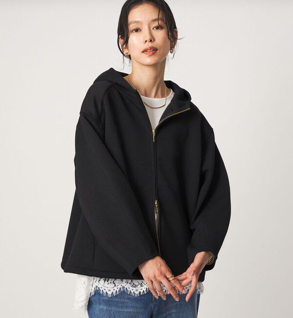 UNITED ARROWS green label relaxing「ダンボール ジップ フーディ」|パーカー|