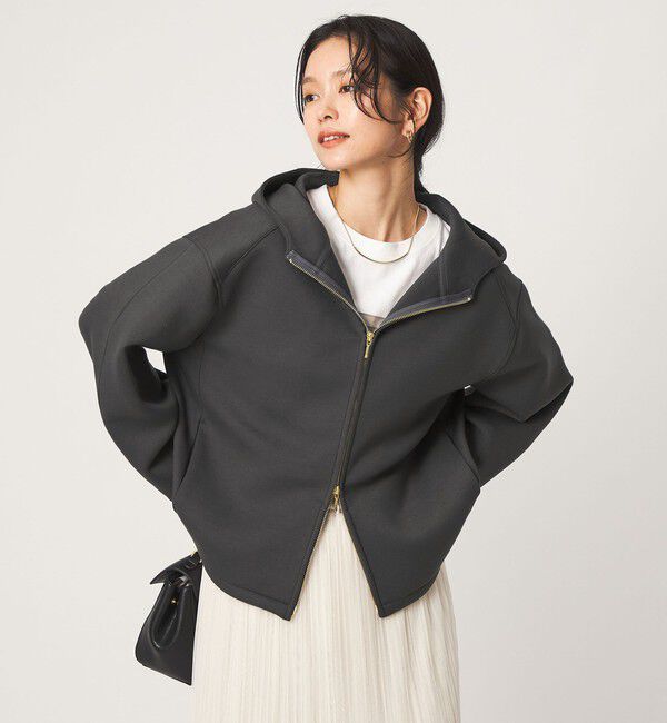 UNITED ARROWS green label relaxing「ダンボール ジップ フーディ」|パーカー|