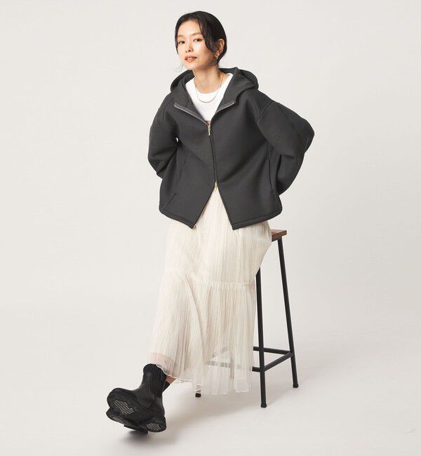 UNITED ARROWS green label relaxing「ダンボール ジップ フーディ」|パーカー|