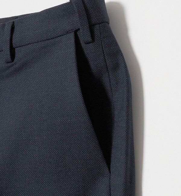 UNITED ARROWS green label relaxing「A+ TWPU バーズアイ アジャスター NP セットアップ パンツ スラックス -ストレッチ-」|スラックス|