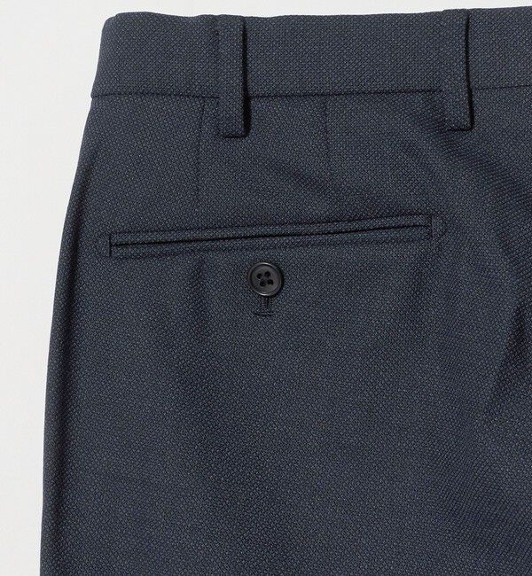 UNITED ARROWS green label relaxing「A+ TWPU バーズアイ アジャスター NP セットアップ パンツ スラックス -ストレッチ-」|スラックス|