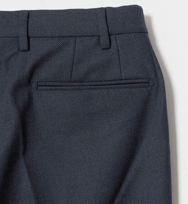 UNITED ARROWS green label relaxing「A+ TWPU バーズアイ アジャスター NP セットアップ パンツ スラックス -ストレッチ-」|スラックス|